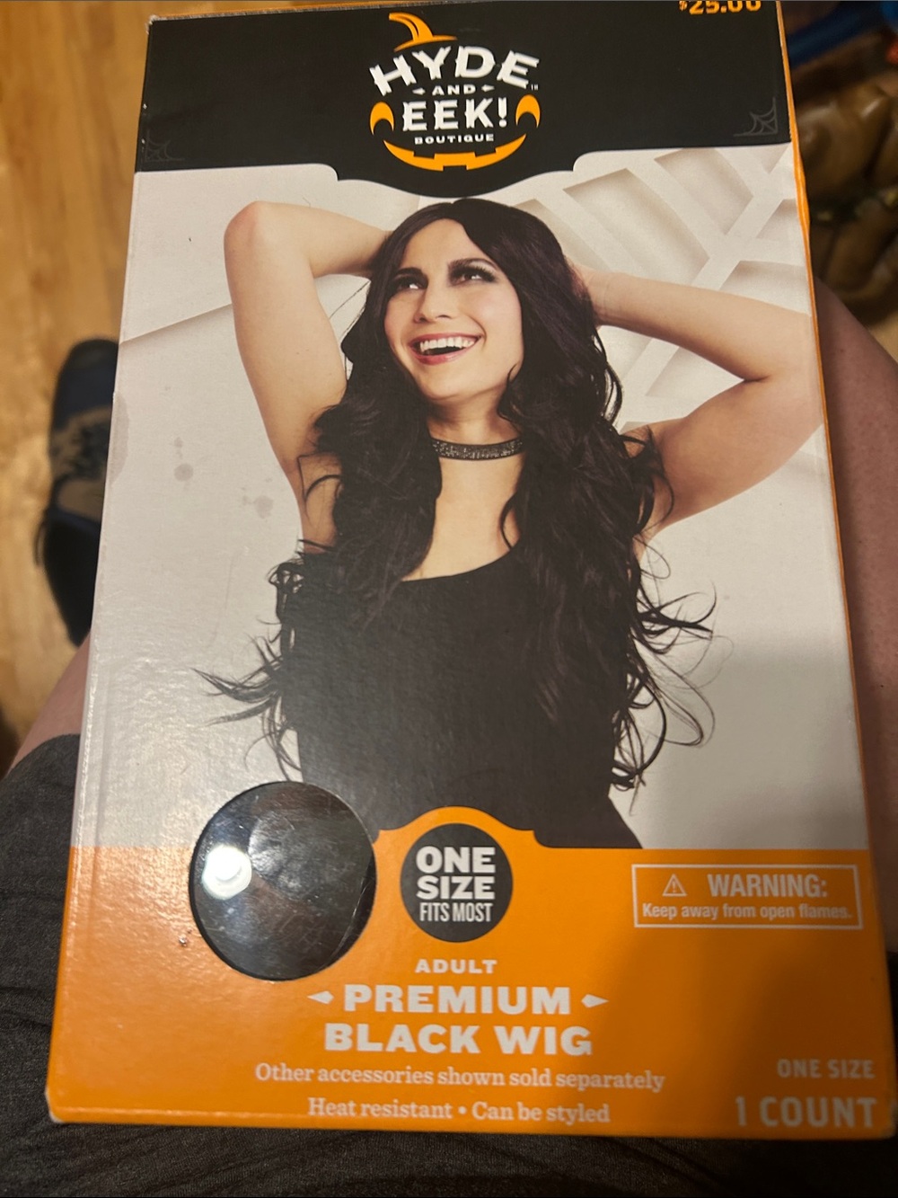 Premium Black Wig - One Size Halloween wig HYDE and eek